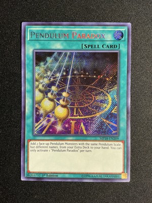 [LP] Pendulum Paradox MP18-EN209 1st Edition Secret Rare 2018-image
