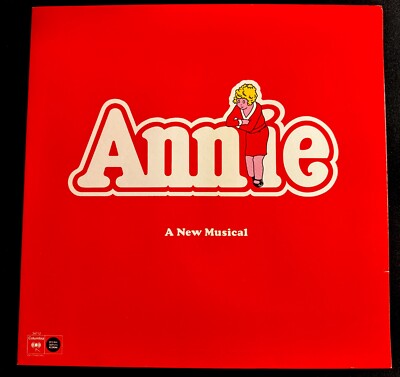 ANNIE A New Musical Vinyl Record LP 1977 CBS 34712 Broadway Cast  TESTED-image