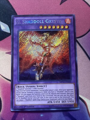 Yugioh! LP El Shaddoll Grysta - MP15-EN160 - Secret Rare - 1st Edition Lightly P-image