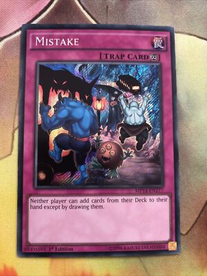 ( MISTAKE ) - Secret Rare - MP14-EN177 - 1st - NM - Yu-Gi-Oh Mega Tin 2014-image