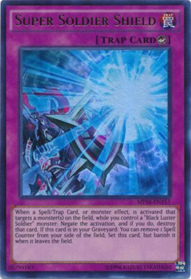 Yu-Gi-Oh Card - MP16-EN157 - SUPER SOLDIER SHIELD (ultra rare holo) - NM/M-image