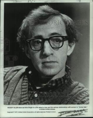 1977 Press Photo Actor Woody Allen in 