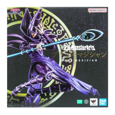 S.H.MonsterArts Yu-Gi-Oh! Dark Magician TAMASHII NATIONS Bandai Japan New-image