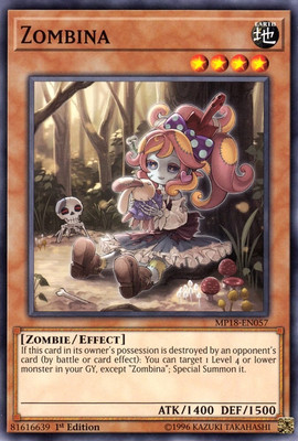 2018 Mega-Tins Mega Pack #MP18-EN057 Zombina-image