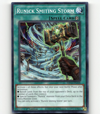 Yugioh Runick Smiting Storm 25th Anniv. Tin: Dueling Heroes Mega Pack-image