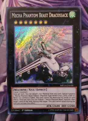 ( MECHA PHANTOM BEAST DRACOSSACK ) Secret Rare - MP14-EN030 - 1st NM - Yu-Gi-Oh-image
