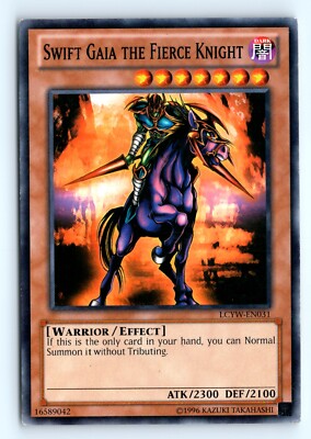 Yu-Gi-Uh Swift Gaia the Fierce Knight #LCYW-EN031 Legendary Collection 3: tcg LP-image