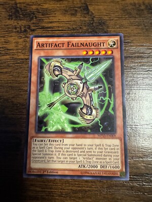 Yu-Gi-Oh! Artifact Failnaught MP15-EN008 2015 Mega-Tins Mega Pack 1st Edition-image