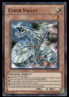 Yugioh! Cyber Valley LCGX-EN179 Ultra Rare *ERROR* WHITE DOT-image