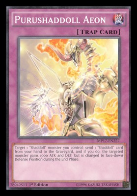 Yu-Gi-Oh Purushaddoll Aeon 2017 Mega-Tins Mega Pack #MP17-EN227-image