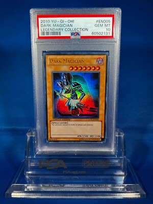 2010 Yugioh PSA 10 Dark Magician LC01-EN005 Ultra Rare Card FRESHLY GRADED-image