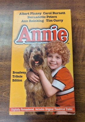 Annie VHS Tape 20 Anniversary Broadway Tribute Albert Finney Carol Burnett-image