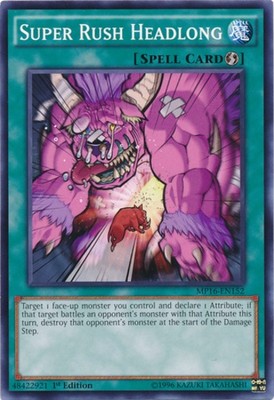 Super Rush Headlong - MP16-EN152 - Common - 1st Edition Near Mint 2016 Mega Tin -image