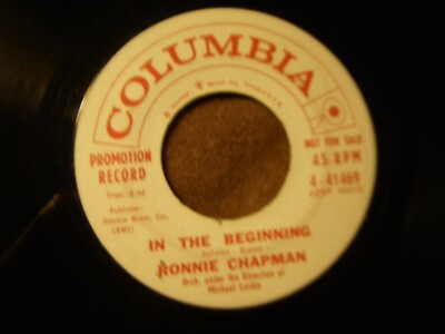 RARE Promo Ronnie Chapman 