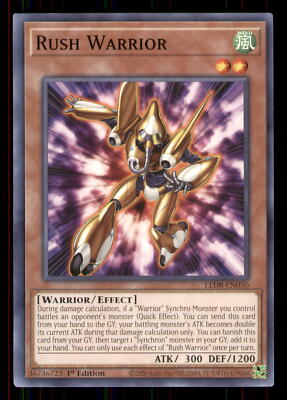 Yugioh Rush Warrior #LED8-EN050 NM-image