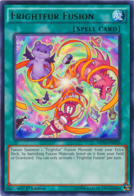 Frightfur Fusion - MP16-EN026 - Rare - 1st Edition NM YuGiOh!  2016 Mega-Tin Meg-image