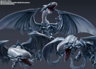Bandai S.H. MonsterArts Yu-Gi-Oh! Blue-Eyes White Dragon-image