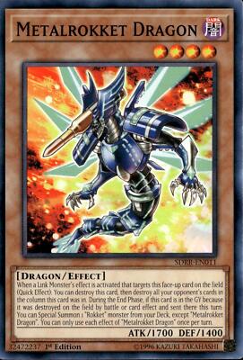 Yu-Gi-Oh! Metalrokket Dragon SDRR-EN011 Common 1st Edition NM-image