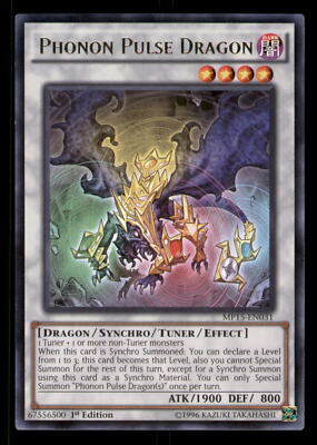 Yugioh Phonon Pulse Dragon #MP15-EN031 2015 Mega-Tins Mega Pack LP-image