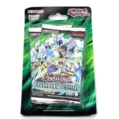 Yugioh Legendary Duelists Synchro Storm 1st Edition 2-Pack Booster Blister - NEW-image