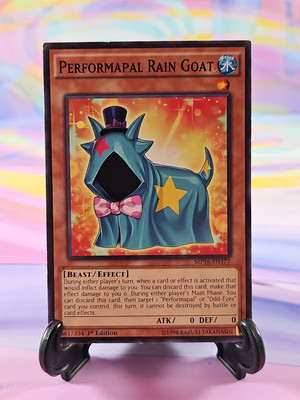 Yu-Gi-Oh TCG Card | Performapal Rain Goat MP16-EN177 First Edition-image
