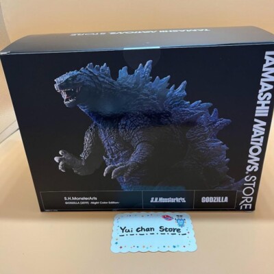S.H.MonsterArts Godzilla (2019) Night Color Edition Figure TAMASHII NATION Toy-image