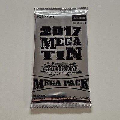 2017 Mega Tin Booster Pack - 1st Edition 16 Cards - Sealed Yugioh-image