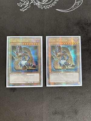 2 X Dark Magician - LC01-EN005 - Quarter Century Secret Rare Limited Ed NM-image