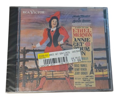 Brand New Sealed Annie Get our Gun Lincoln Center Cast CD 1988 Ethel Merman -image