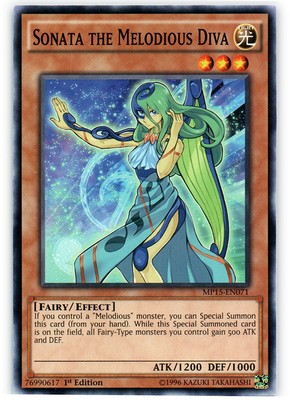 Sonata the Melodious Diva - MP15-EN071 - Common - 1st Edition Near Mint 2015 Meg-image