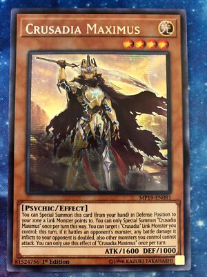 ( CRUSADIA MAXIMUS ) - Prismatic Secret - MP19-EN081 1st NM - Yu-Gi-Oh Mega Tin-image