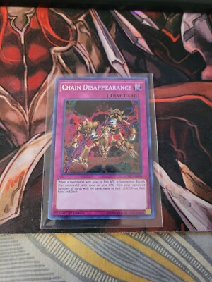 YUGIOH CHAIN DISAPPEARANCE LCKC-EN094 SECRET 1ST EDITION NM-image