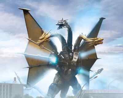 S.H.MonsterArts Godzilla vs. Mecha Ghidorah Shinjuku Decisive Battle JAPAN NIB!-image