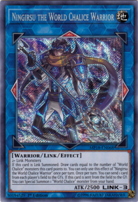Yugioh! Ningirsu the World Chalice Warrior - MP18-EN068 - Secret Rare - 1st Edit-image