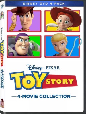 Toy Story 4-Movie Collection (DVD) Pixar Disney New Sealed Golden Globe/Oscars🏆-image