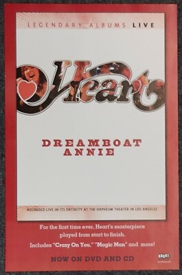 Heart Dreamboat Annie Live 2007 PROMO POSTER-image