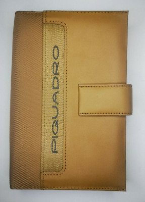 Piquadro Leather Light color Agenda Planner Organizer Cover Medium Italy-image