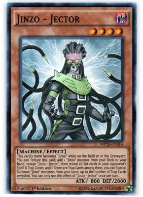 Jinzo - Jector - MP15-EN214 - Super Rare - 1st Edition x1 - Lightly Played-image
