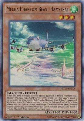 Mecha Phantom Beast Hamstrat - MP14-EN011 - Ultra Rare - 1st Edition - Lightly P-image