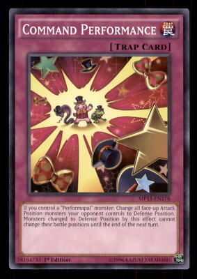 Yugioh Command Performance #MP15-EN178 2015 Mega-Tins Mega Pack LP-image