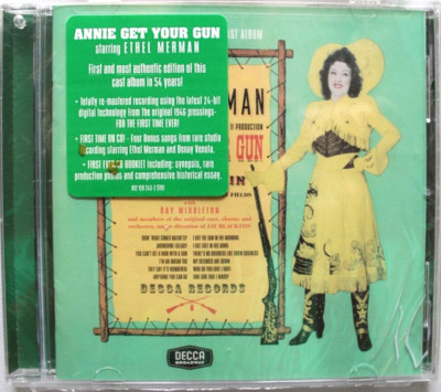 ANNIE GET YOUR GUN ORIGINAL CAST RECORDINGS [NEW CD] DECCA-image
