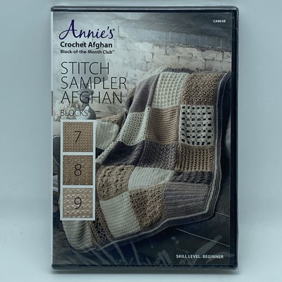 Annie's Crochet Afghan Block-of-the-Month Club: Stitch Sampler 7, 8, 9 DVD NEW-image