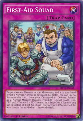 First-Aid Squad - MP16-EN161 - Common - 1st Edition Near Mint 2016 Mega Tin Sing-image
