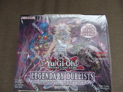 YuGiOh! Legendary Duelists Immortal Destiny Booster Box NEW/Sealed - 1st Edition-image
