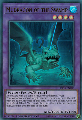 Yugioh Mudragon of the Swamp CT15-EN005 Ultra Rare Limited NM-image