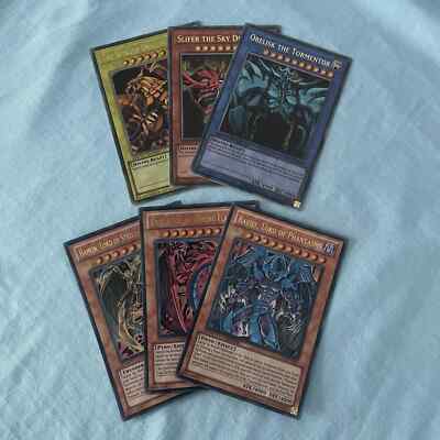 Yu-Gi-Oh! God Cards & Sacred Beasts - Obelisk, Slifer, Ra, Raviel, Uria, Hamon-image