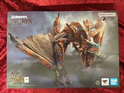 S.H.Monster Arts Monster Hunter Rise Tigrex 300mm Action Figure Bandai Spirits-image