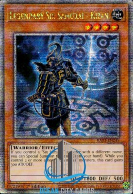 Yugioh RA03-EN249 Legendary Six Samurai - Kizan Quarter Century 1st ed-image