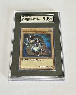 SGC 9.5 Mt+ 2023 Yu-Gi-Oh! Dark Magician #LC01-EN005 Ultra Rare-image