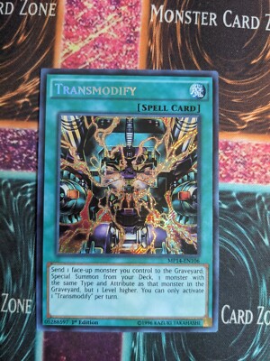 Yu-Gi-Oh! Transmodify MP14-EN106 1st Edition Secret Rare NM -image